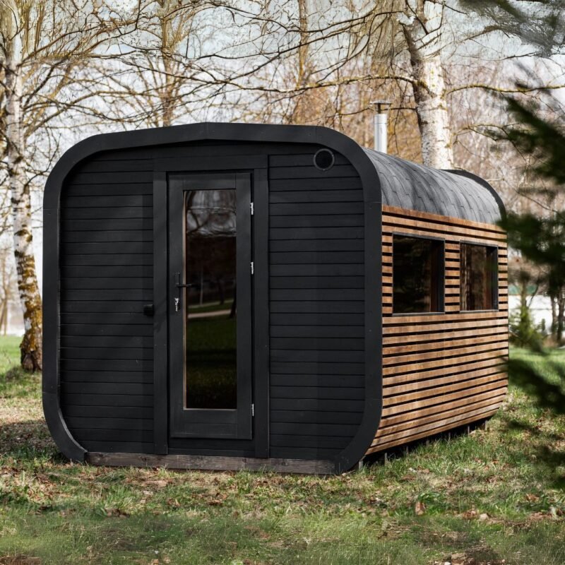 4.5M CUBE sauna with pre-sauna