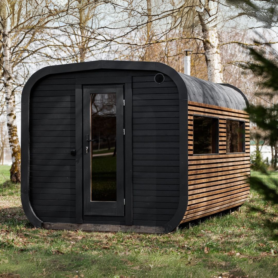 4M CUBE sauna with pre-sauna - 1