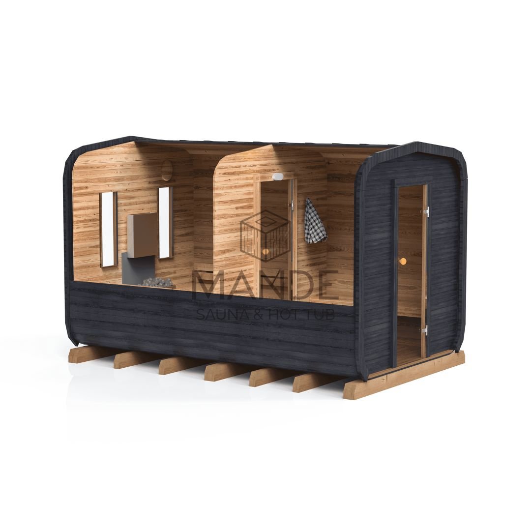 4M CUBE sauna with pre-sauna - 4 4M CUBE sauna with pre-sauna