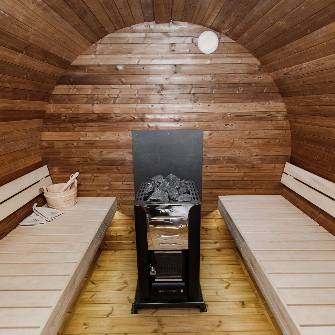 LED lighting under the benches