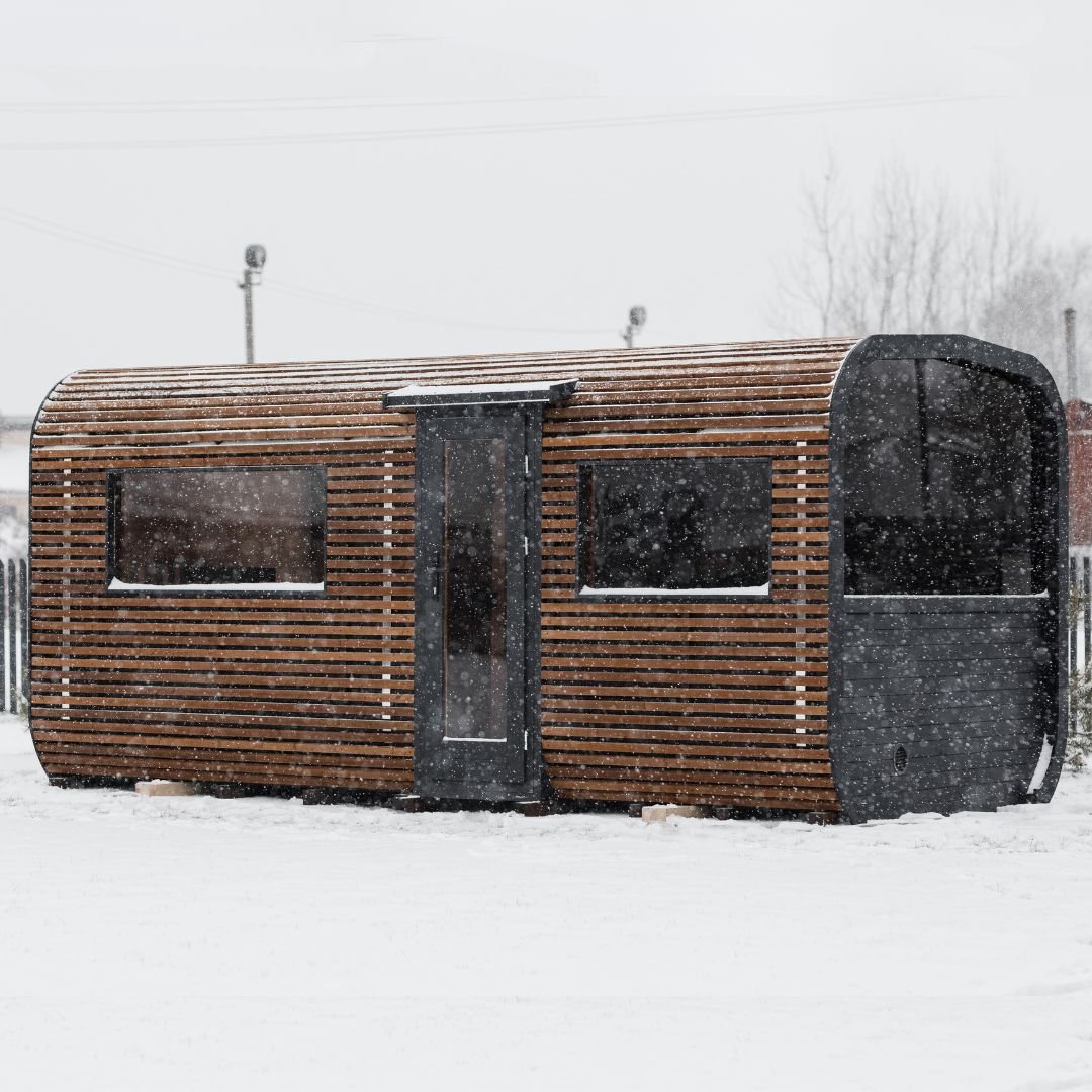 Cube PLATINUM 245×500 sauna – Thermo wood - 1 Cube PLATINUM 245×500 sauna – Thermo wood