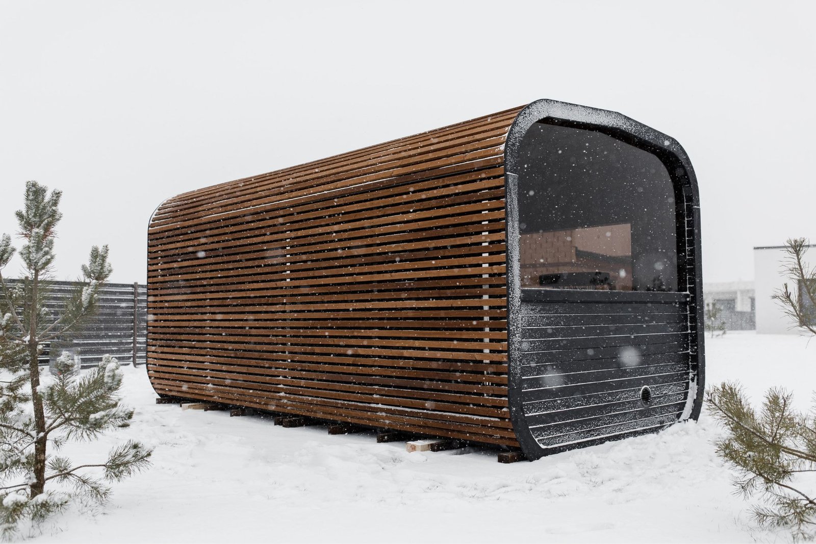 Cube PLATINUM 245×500 sauna – Thermo wood - 43