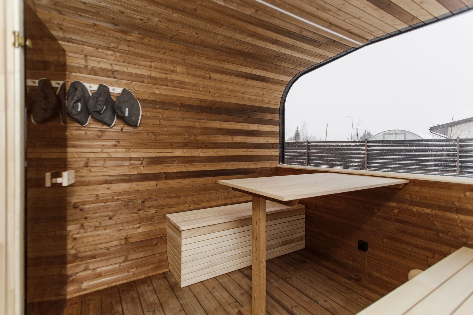 Cube PLATINUM 245×500 sauna – Thermo wood - 44