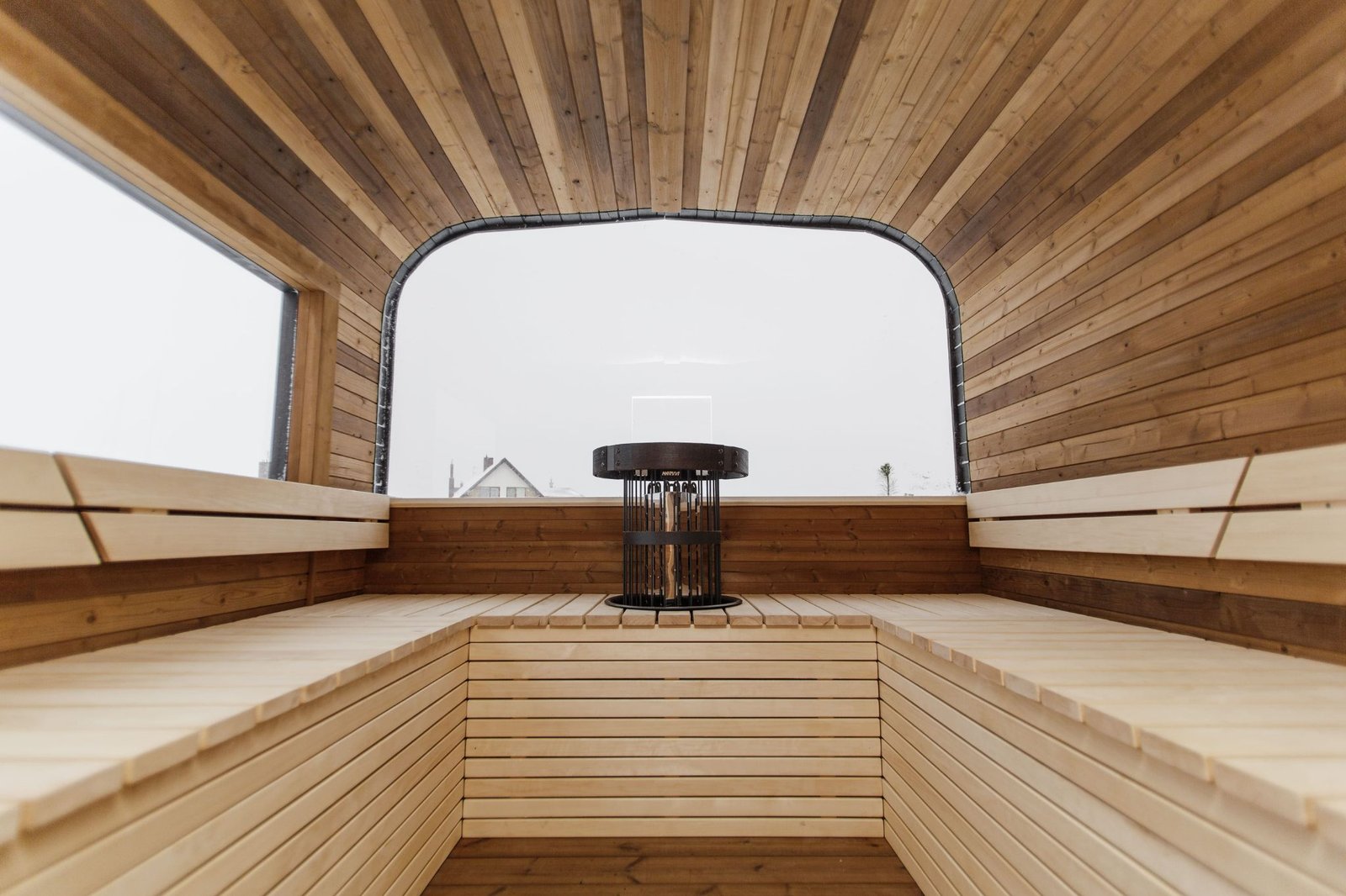 Cube PLATINUM 245×500 sauna – Thermo wood - 47