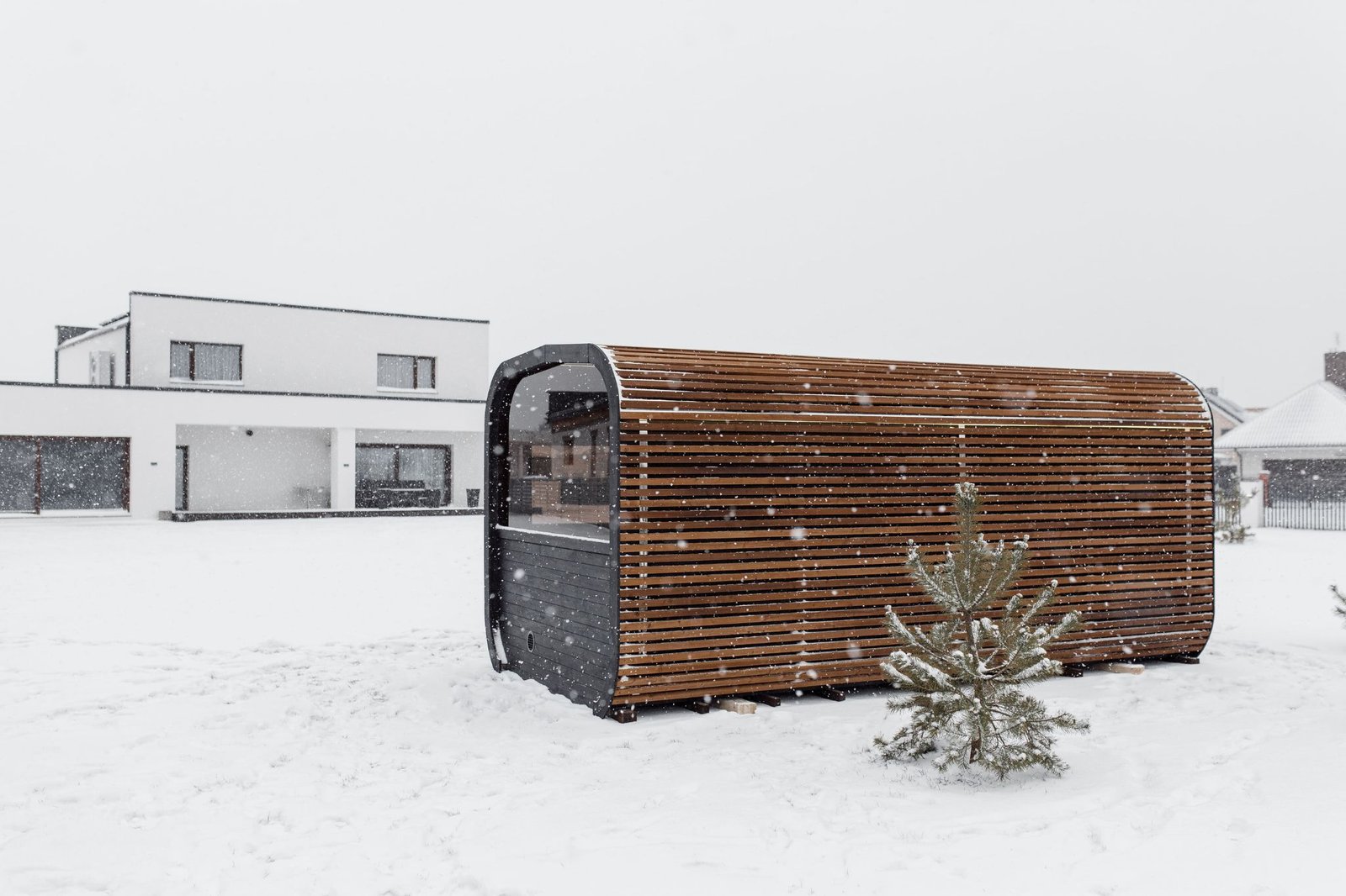 Cube PLATINUM 245×500 sauna – Thermo wood - 54