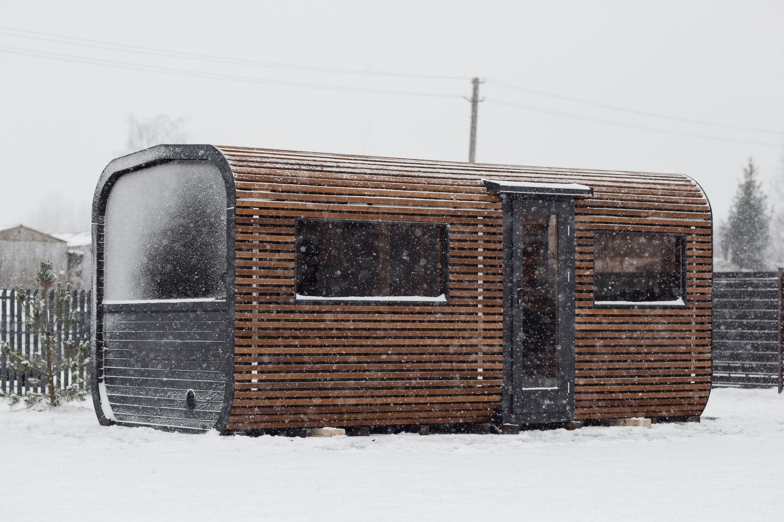 Cube PLATINUM 245×500 sauna – Thermo wood - 56