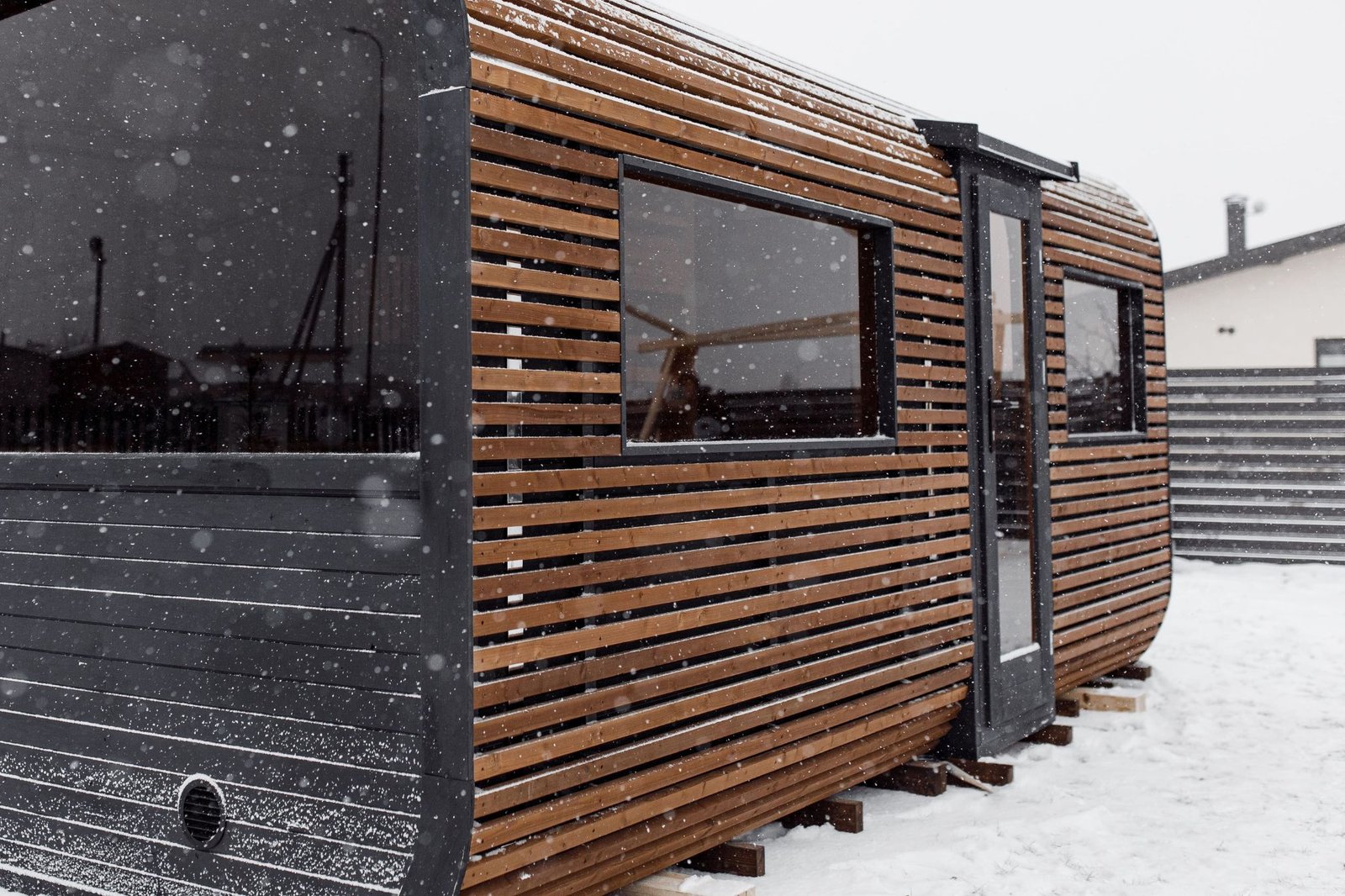 Cube PLATINUM 245×500 sauna – Thermo wood - 63