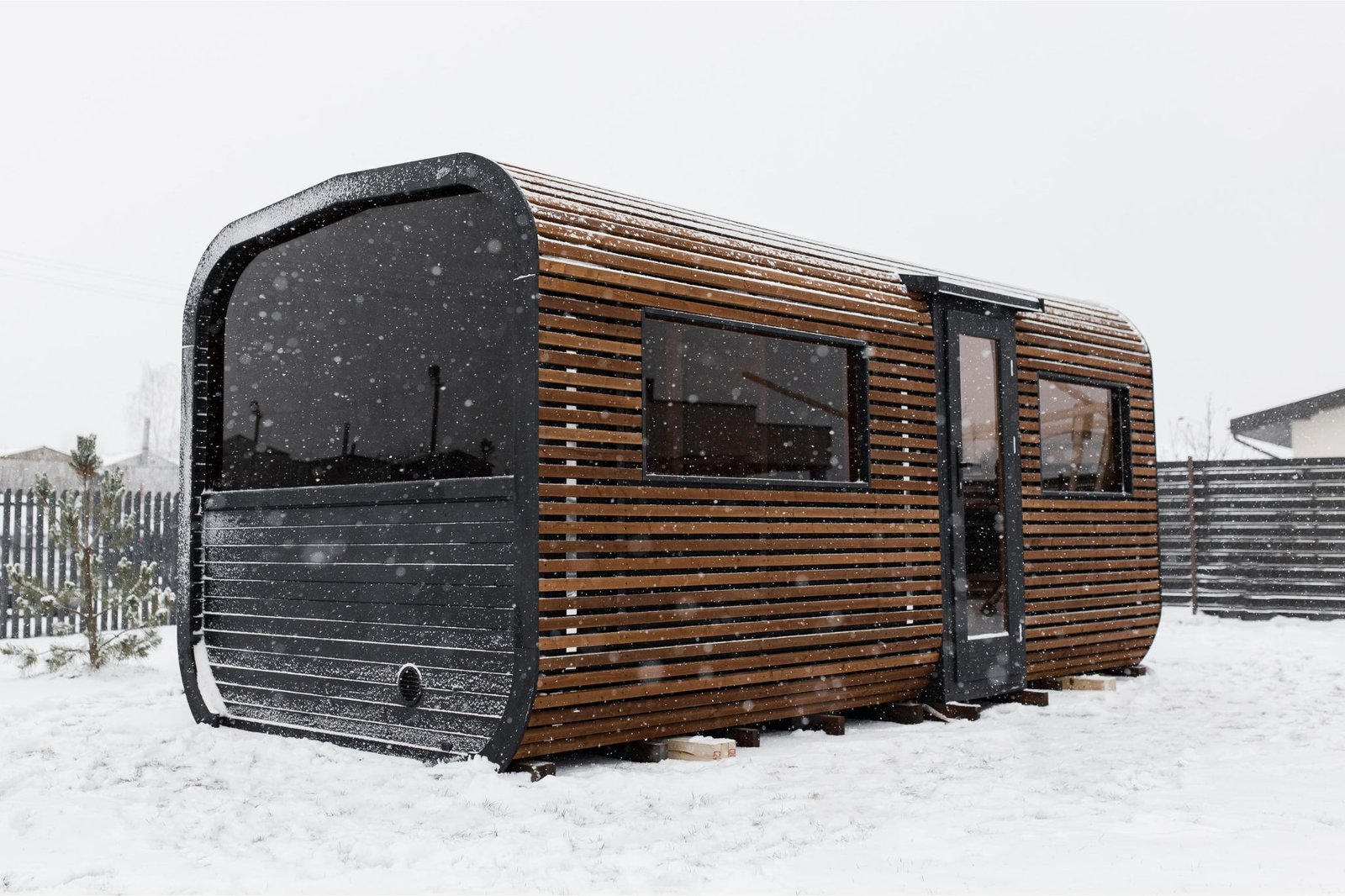 Cube PLATINUM 245×500 sauna – Thermo wood - 64