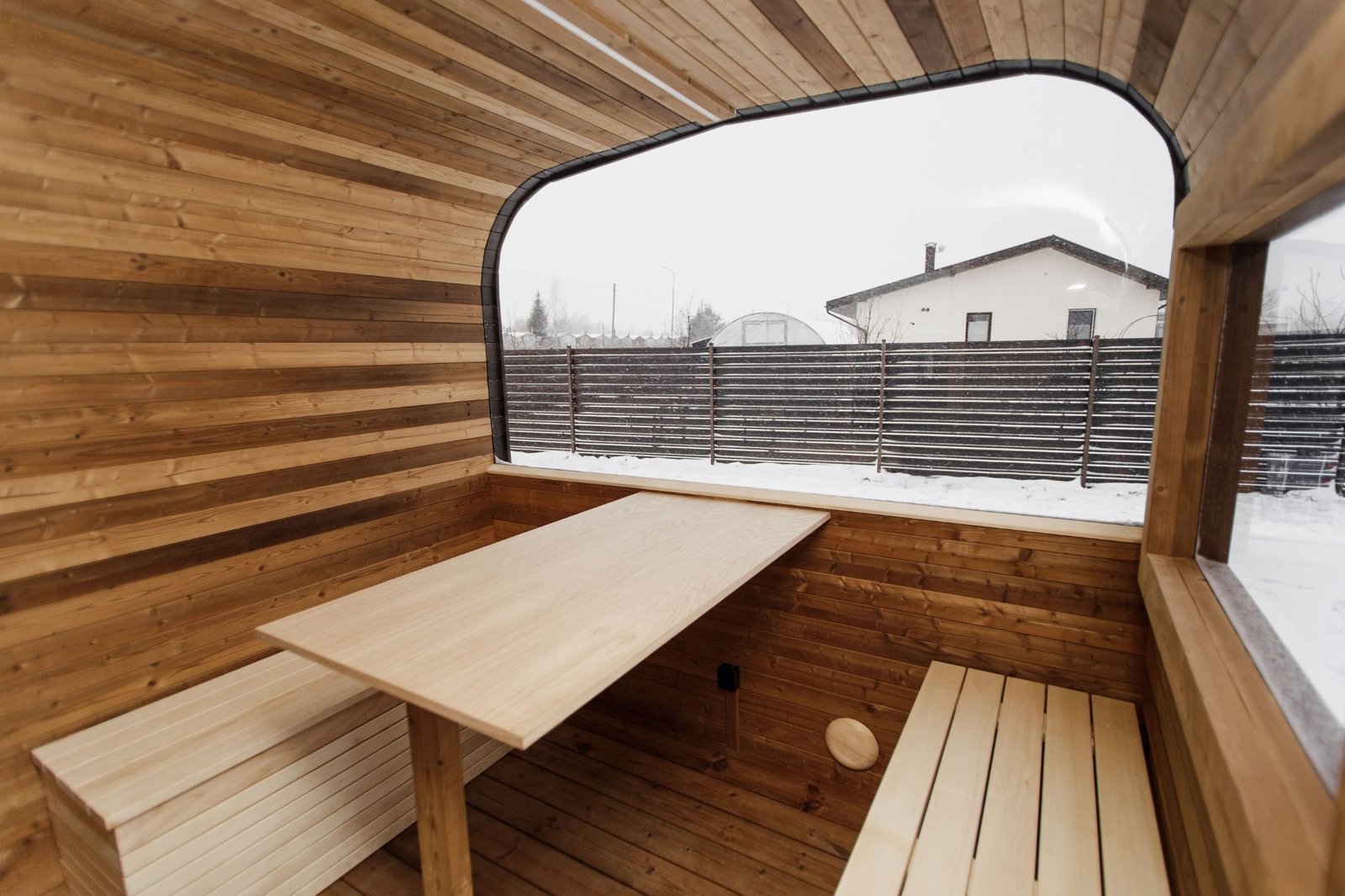 Cube PLATINUM 245×500 sauna – Thermo wood - 66