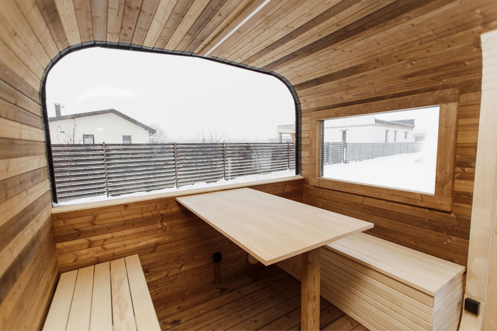 Cube PLATINUM 245×500 sauna – Thermo wood - 67