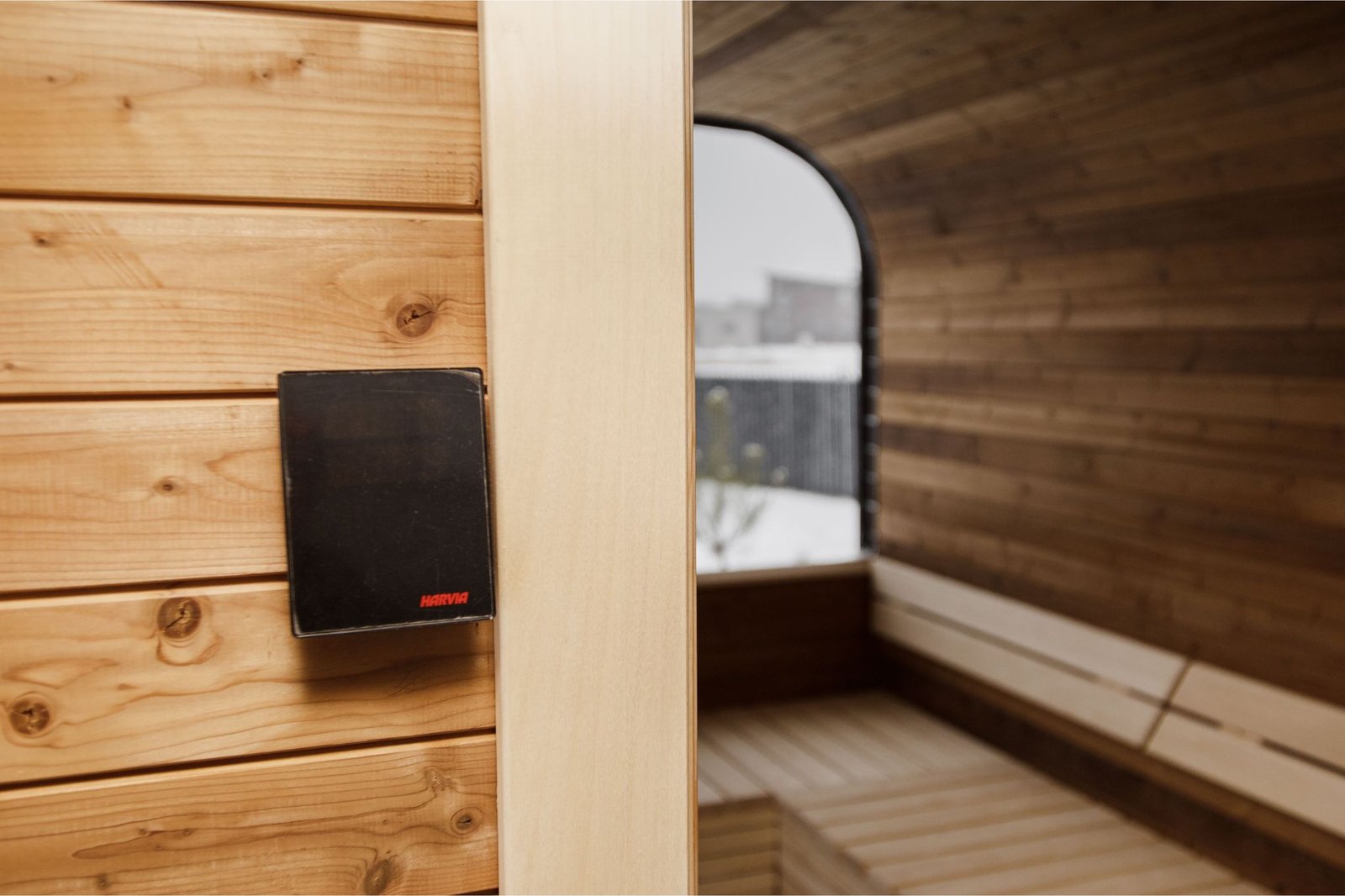 Cube PLATINUM 245×500 sauna – Thermo wood - 68