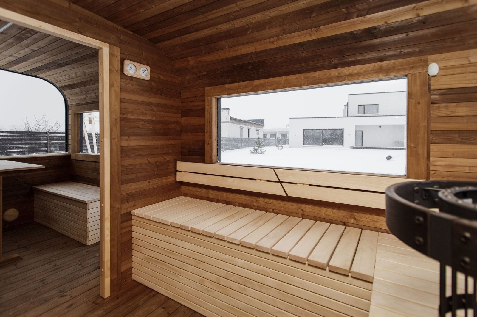 Cube PLATINUM 245×500 sauna – Thermo wood - 74