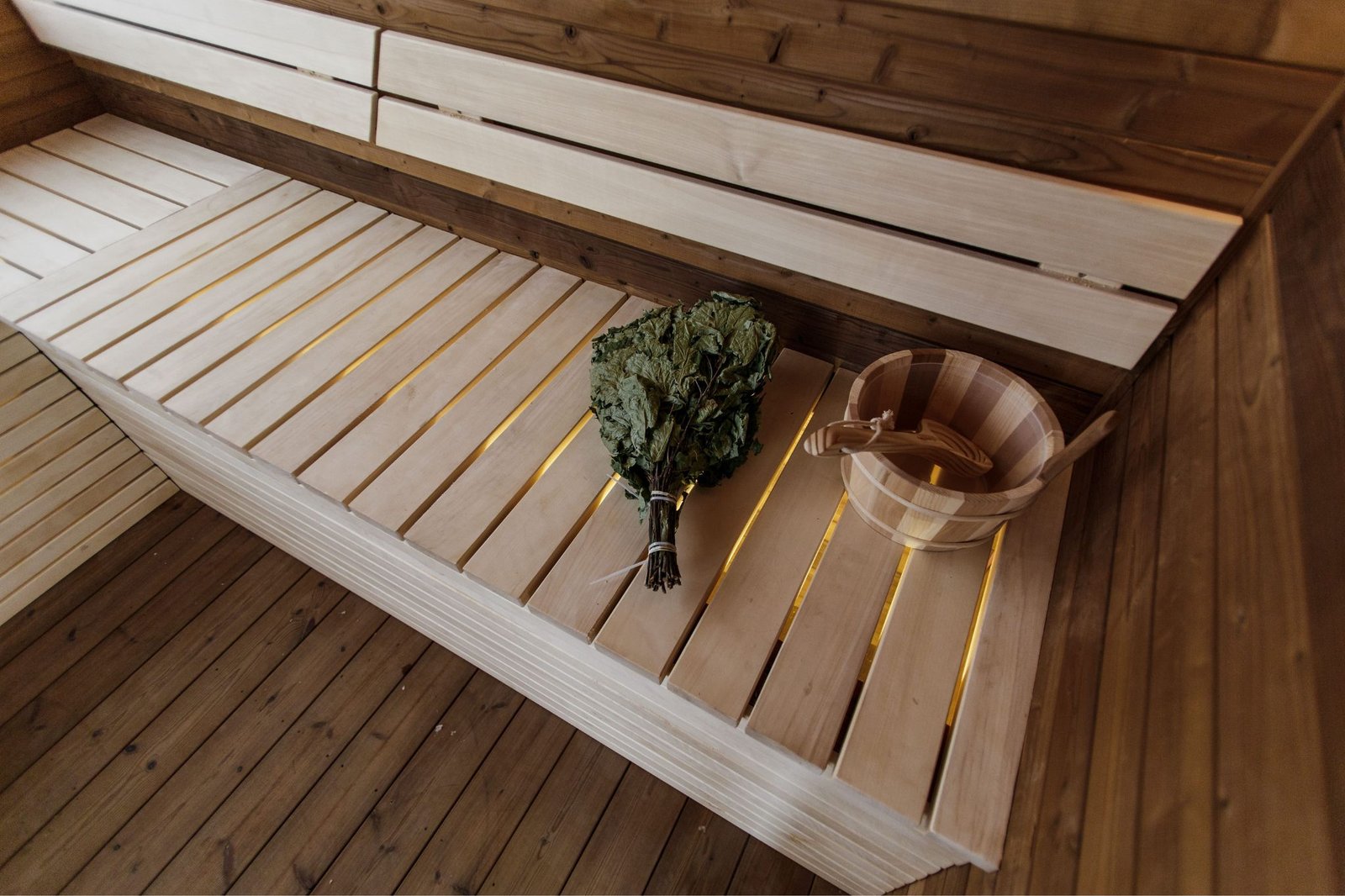 Cube PLATINUM 245×500 sauna – Thermo wood - 76