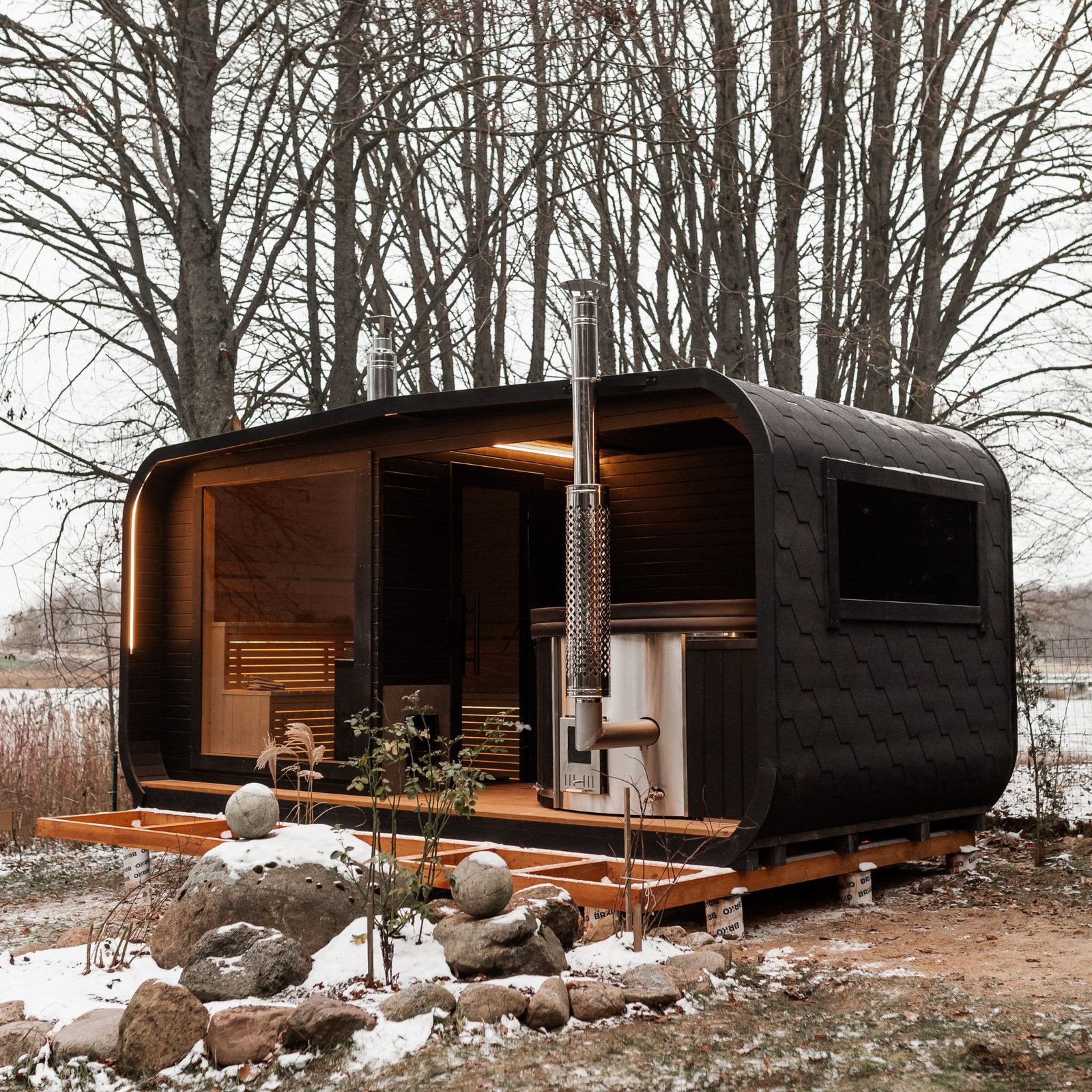 2in1 LUX sauna + hot tub - 12