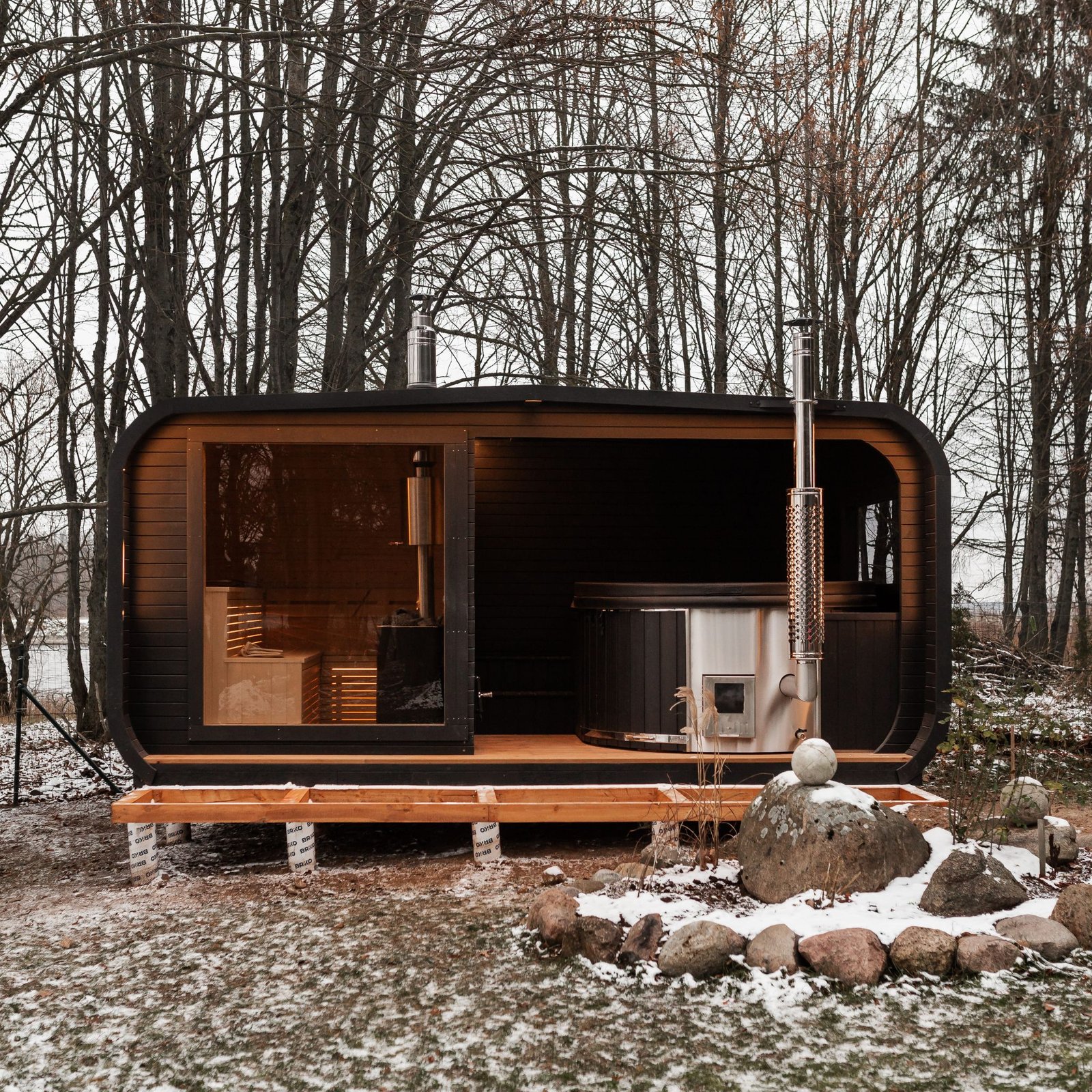 2in1 LUX sauna + hot tub - 18