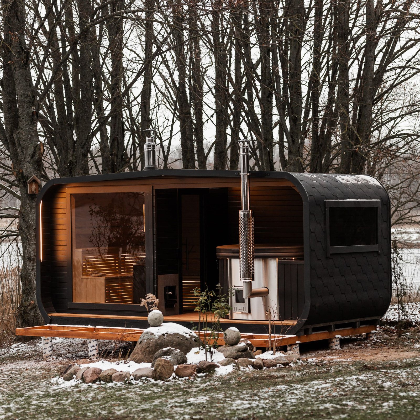 2in1 LUX sauna + hot tub - 2