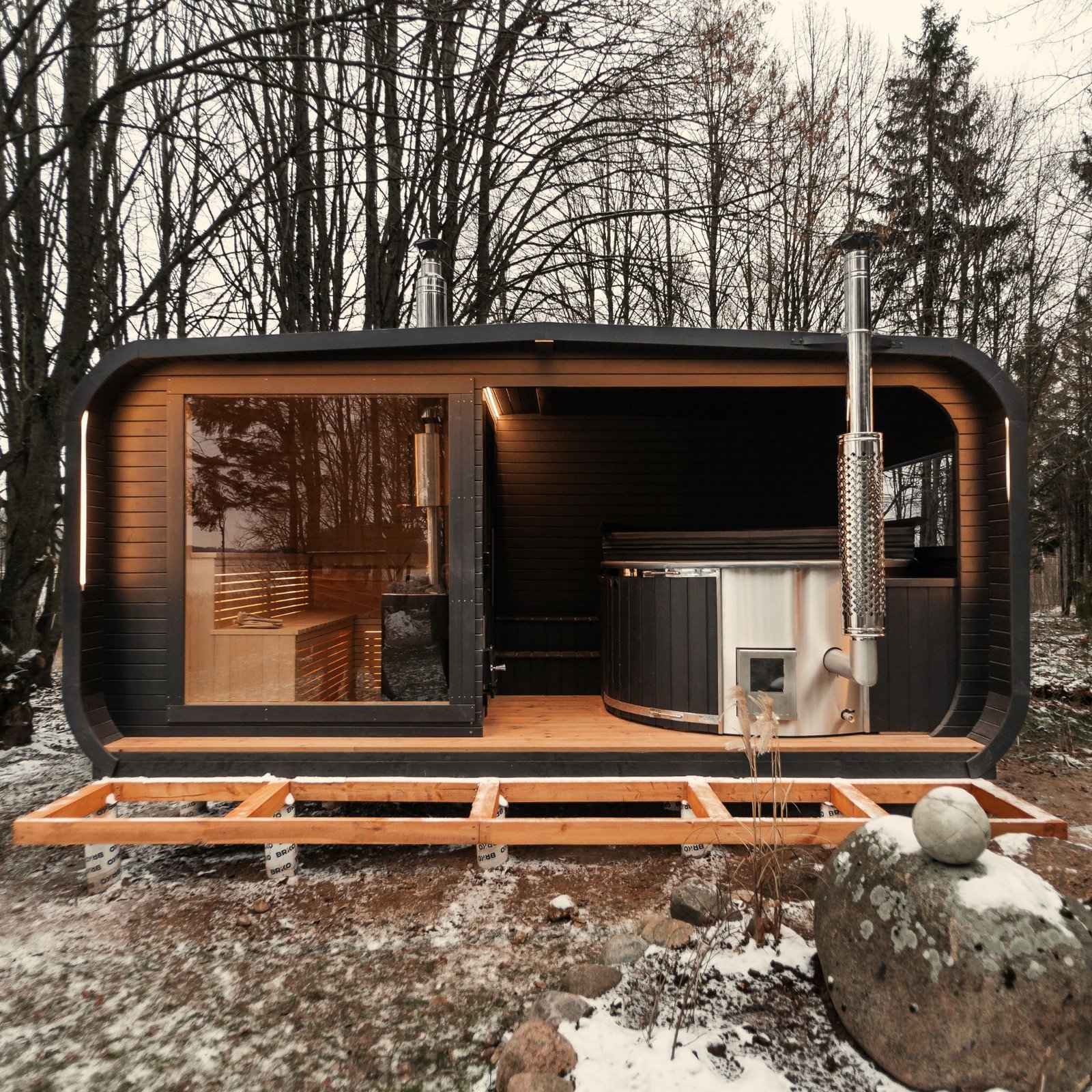 2in1 LUX sauna + hot tub - 24