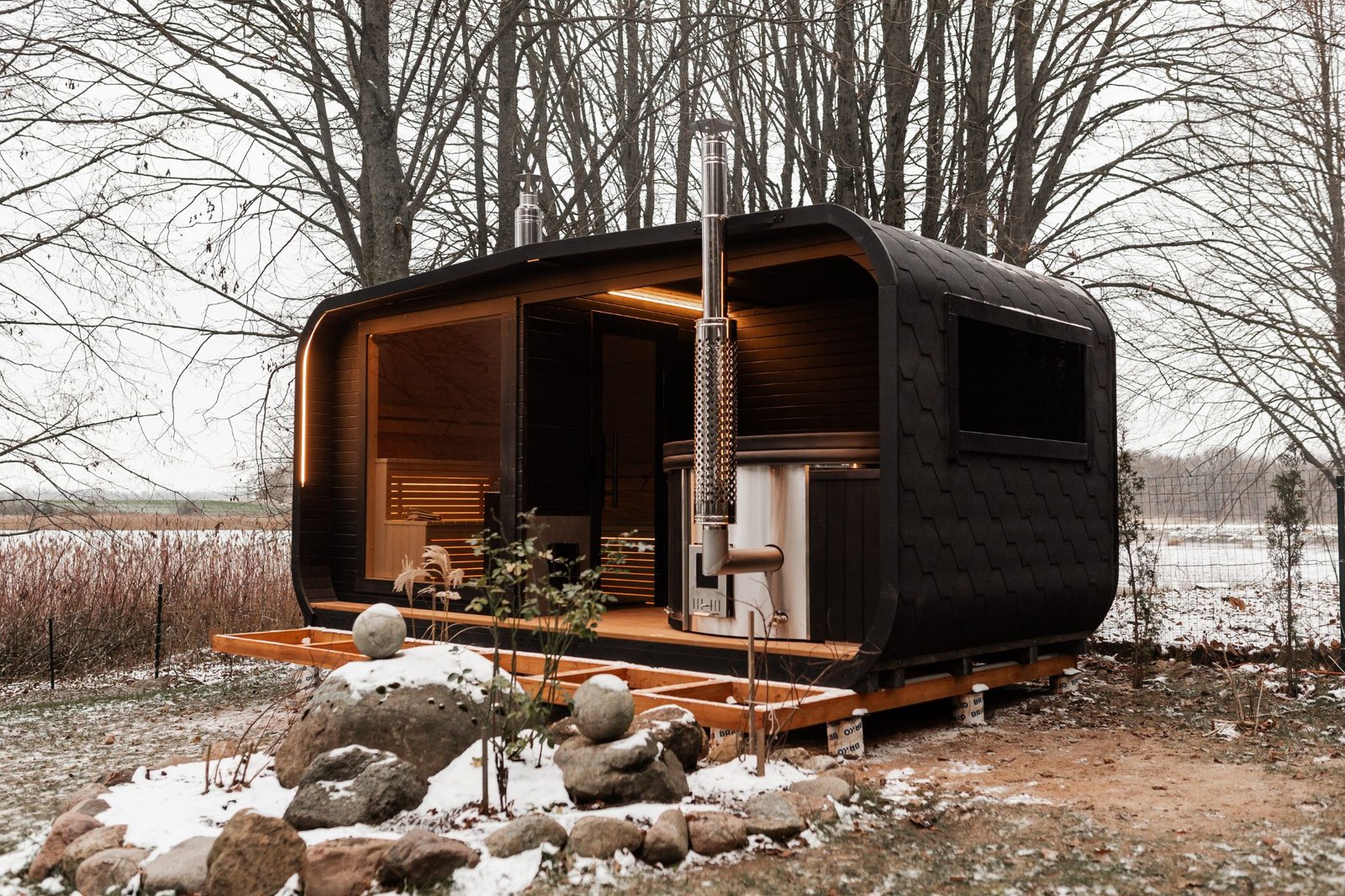 2in1 LUX sauna + hot tub - 41