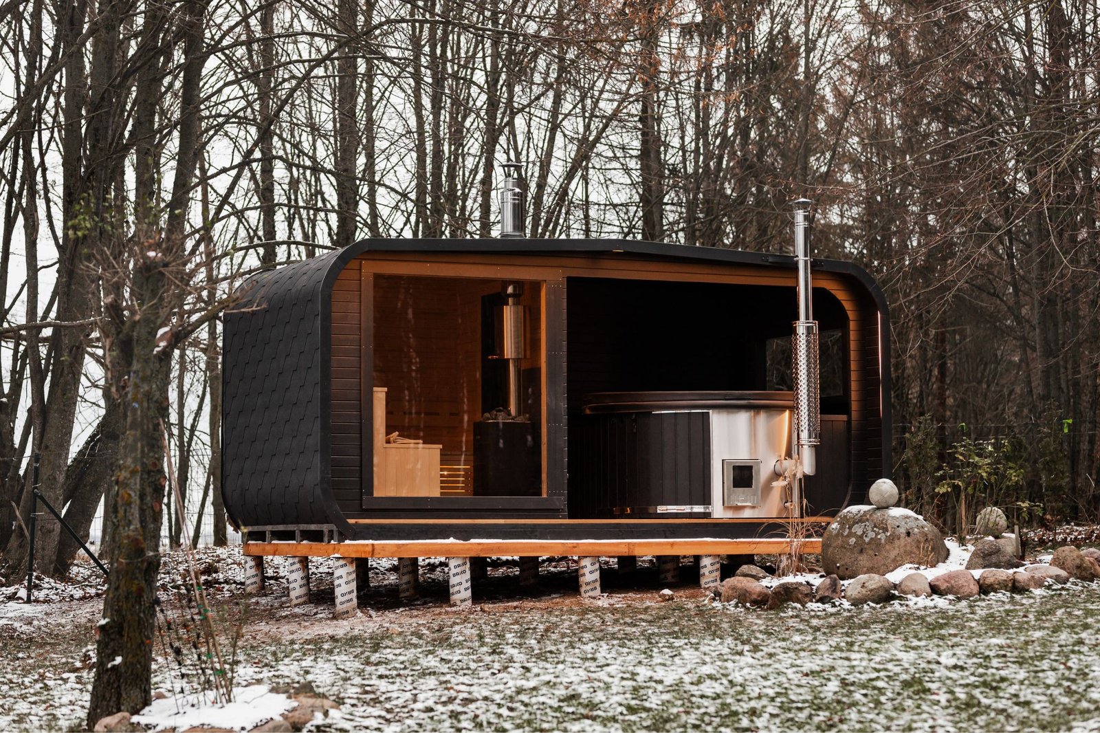 2in1 LUX sauna + hot tub - 42