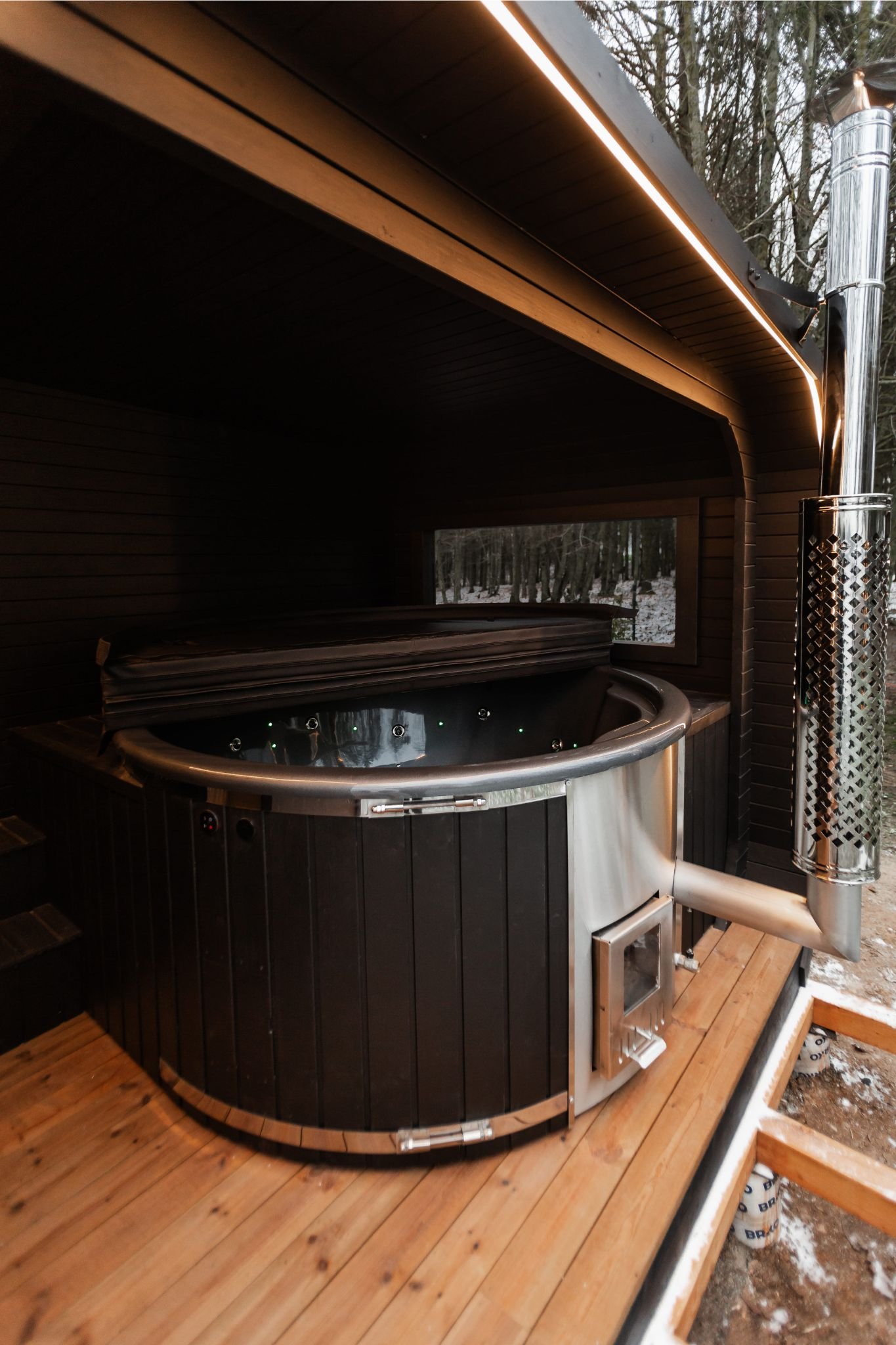 2in1 LUX sauna + hot tub - 89