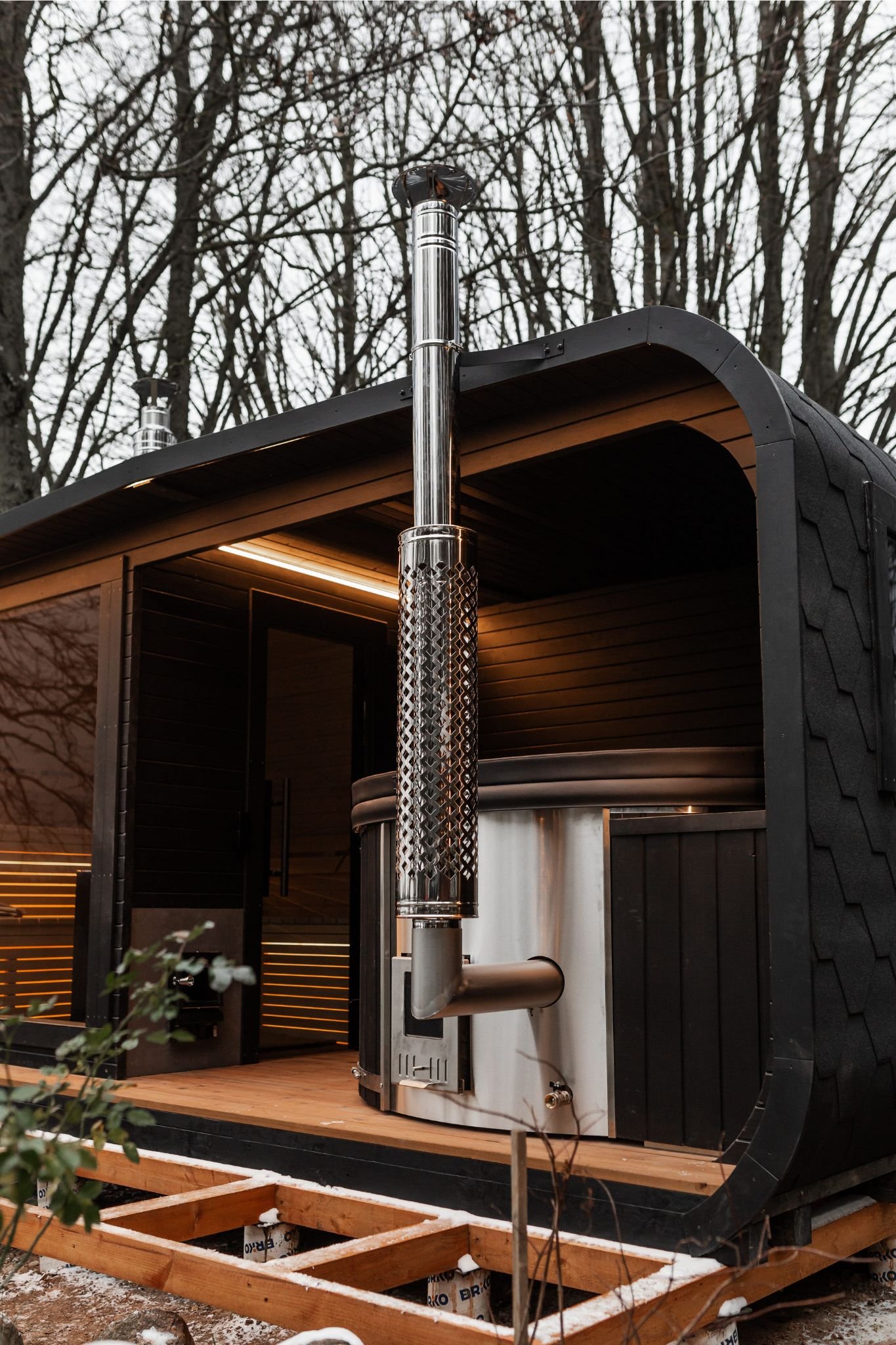 2in1 LUX sauna + hot tub - 90