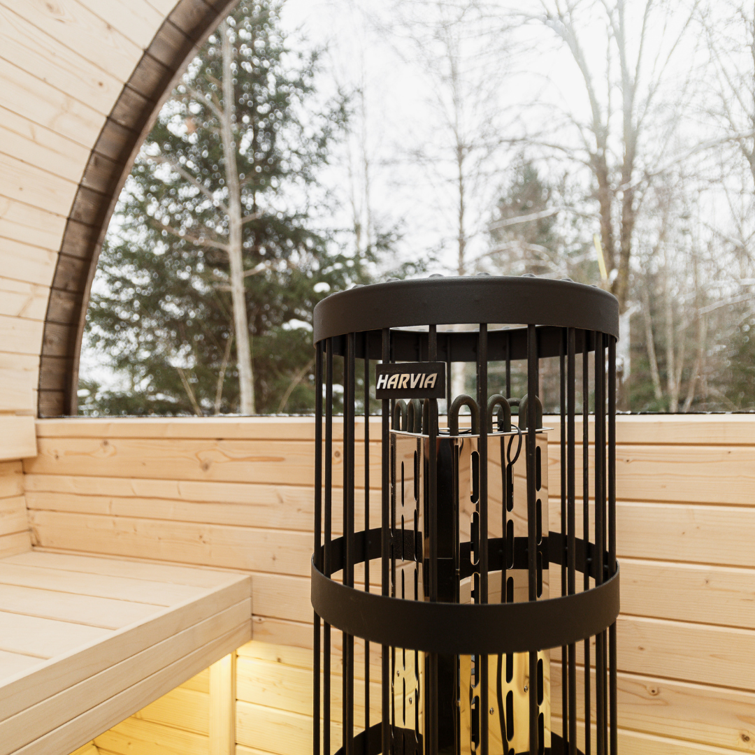 4.5M Round sauna with pre-sauna (14)