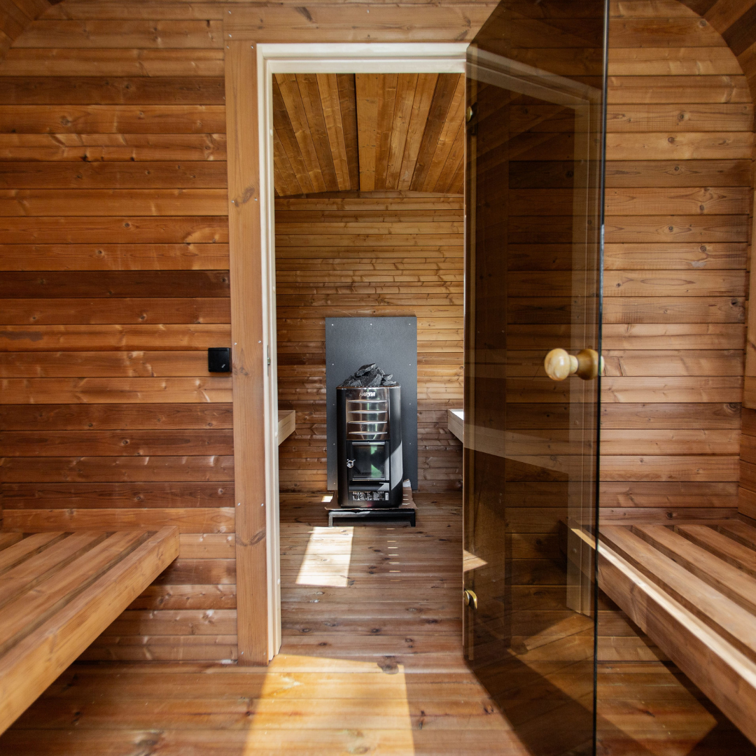 4.5M CUBE sauna with pre-sauna (1)